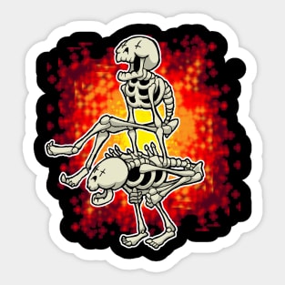 jumping bones Sticker